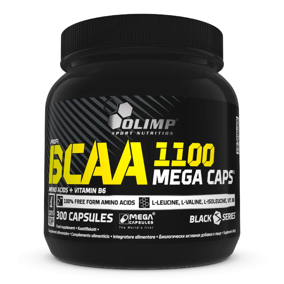 Olimp BCAA 1100 Mega Caps acides aminés 300 gélules