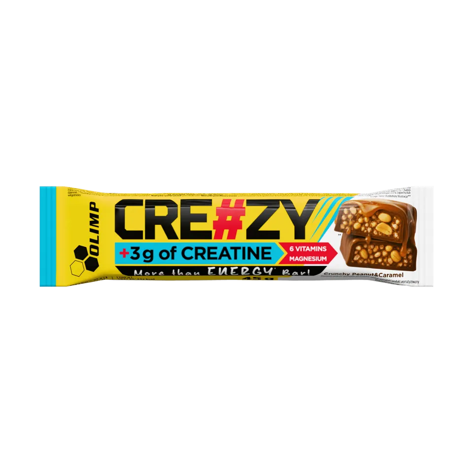 Olimp CRE#ZY Bar barre protéinée 45 g caramel