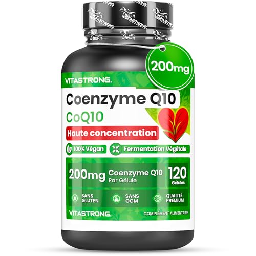 Vitastrong Vitalité Coenzyme Q10 200mg 120 Gélules Vegan