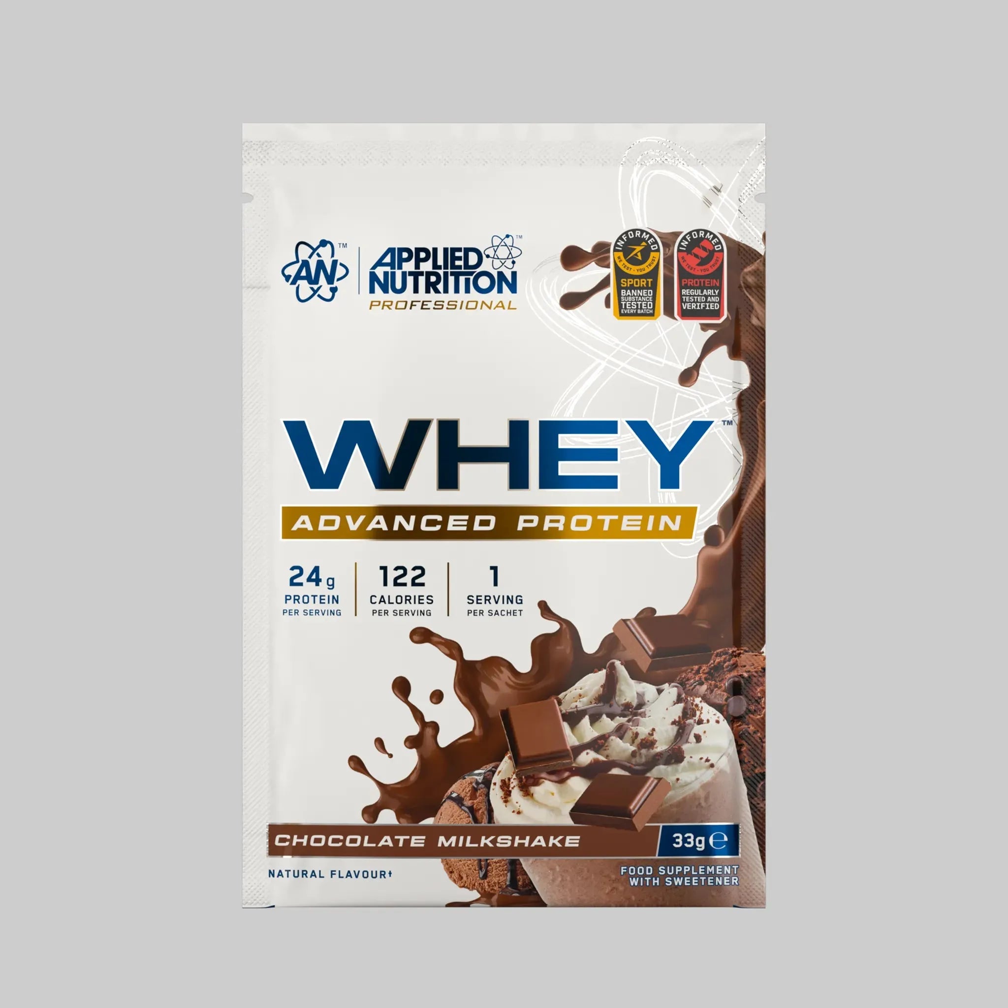 Applied Nutrition Critical Whey Sachet Chocolat 33 g 24 g Protéines