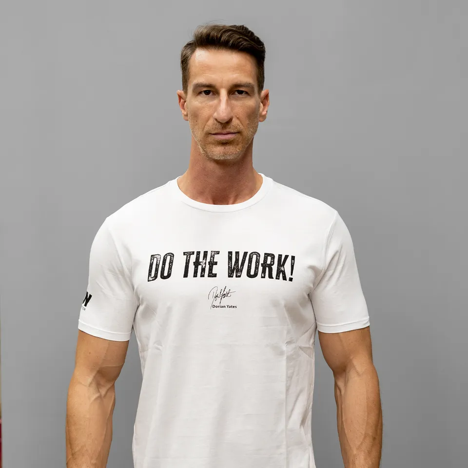 DY Nutrition Do The Work T-Shirt Coton Bio Noir L