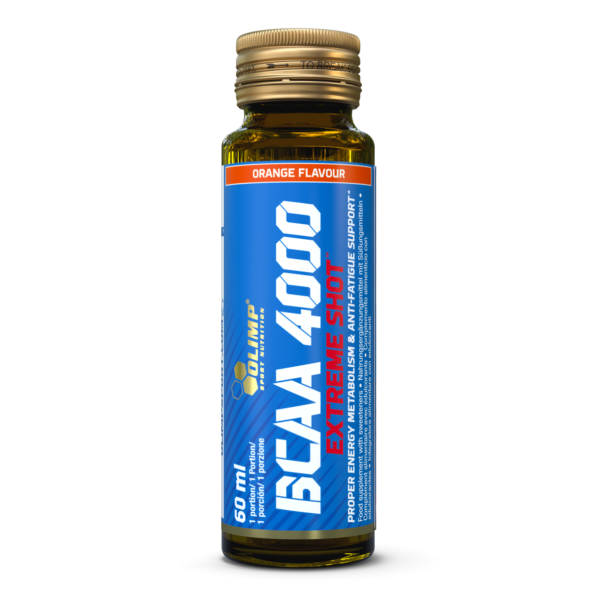 Olimp BCAA 4000 Extreme Shot liquide 60 ml orange récupération