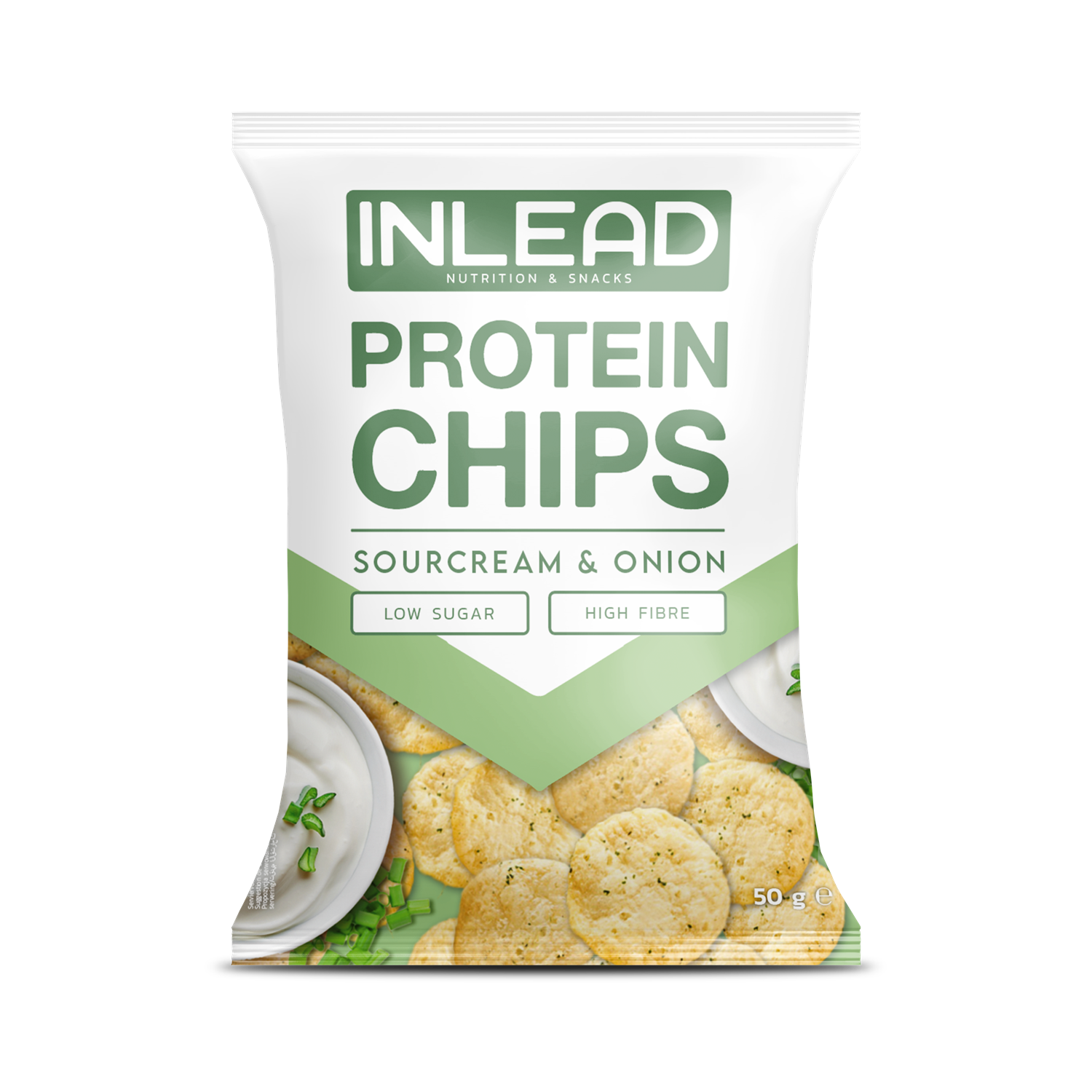 Inlead Protein Chips snack 50g paprika fibres