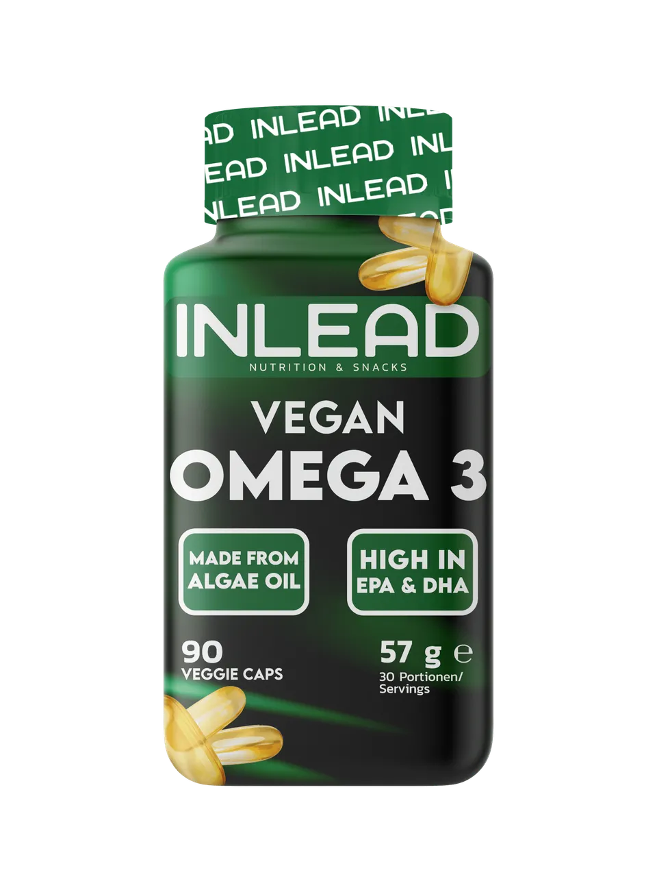 Inlead Omega-3 Vegan gélules oméga-3 90 caps EPA DHA