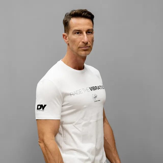 DY T-Shirt Raise the Vibration coton bio blanc M