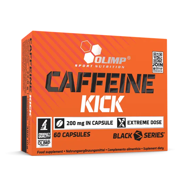 Olimp Caffeine Kick caféine 60 gélules 200 mg