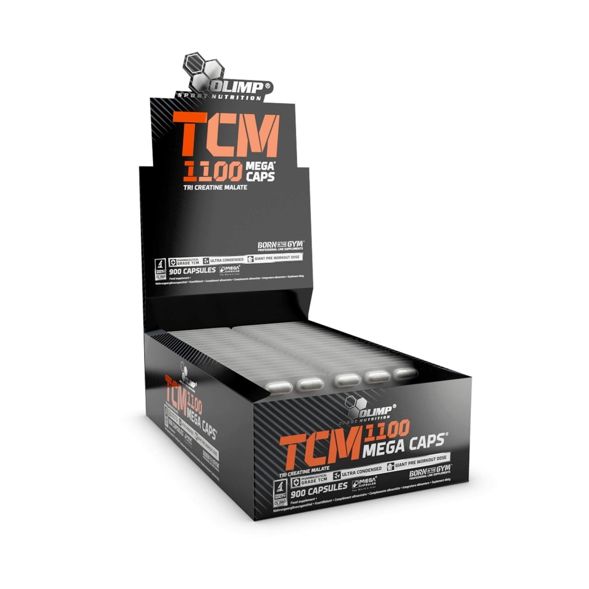 Olimp TCM Mega Caps créatine 30 gélules malate force