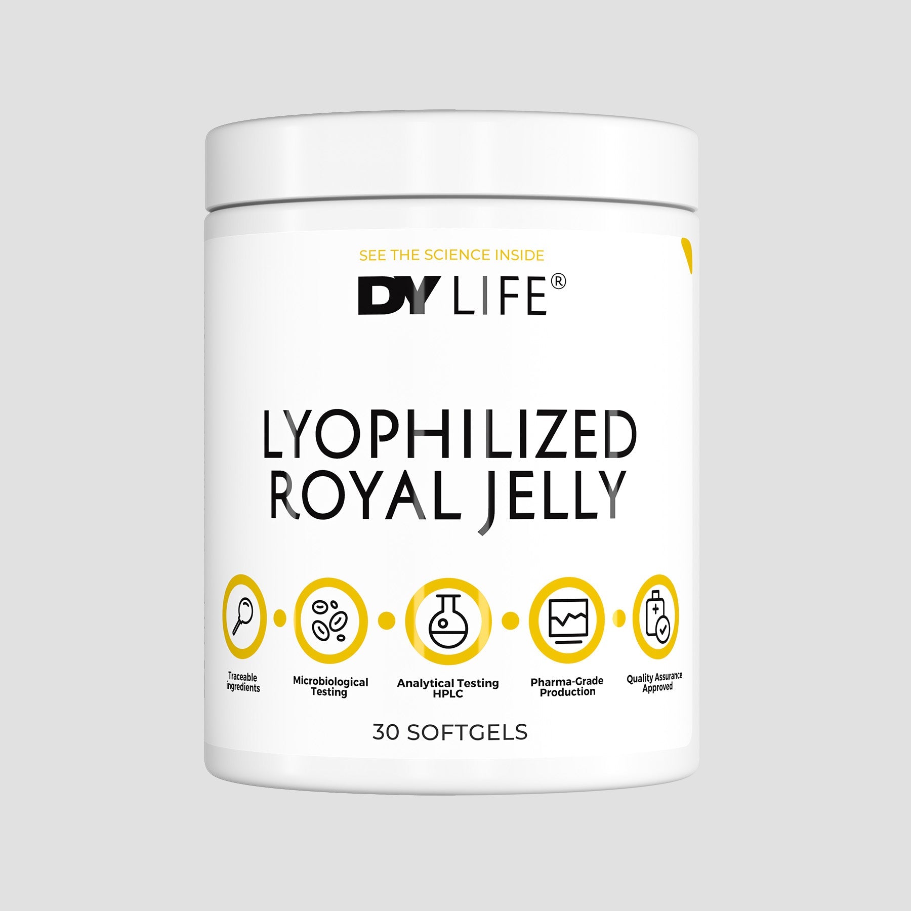 DY Life Gelée Royale Lyophilisée 30 softgels cure 30 jours