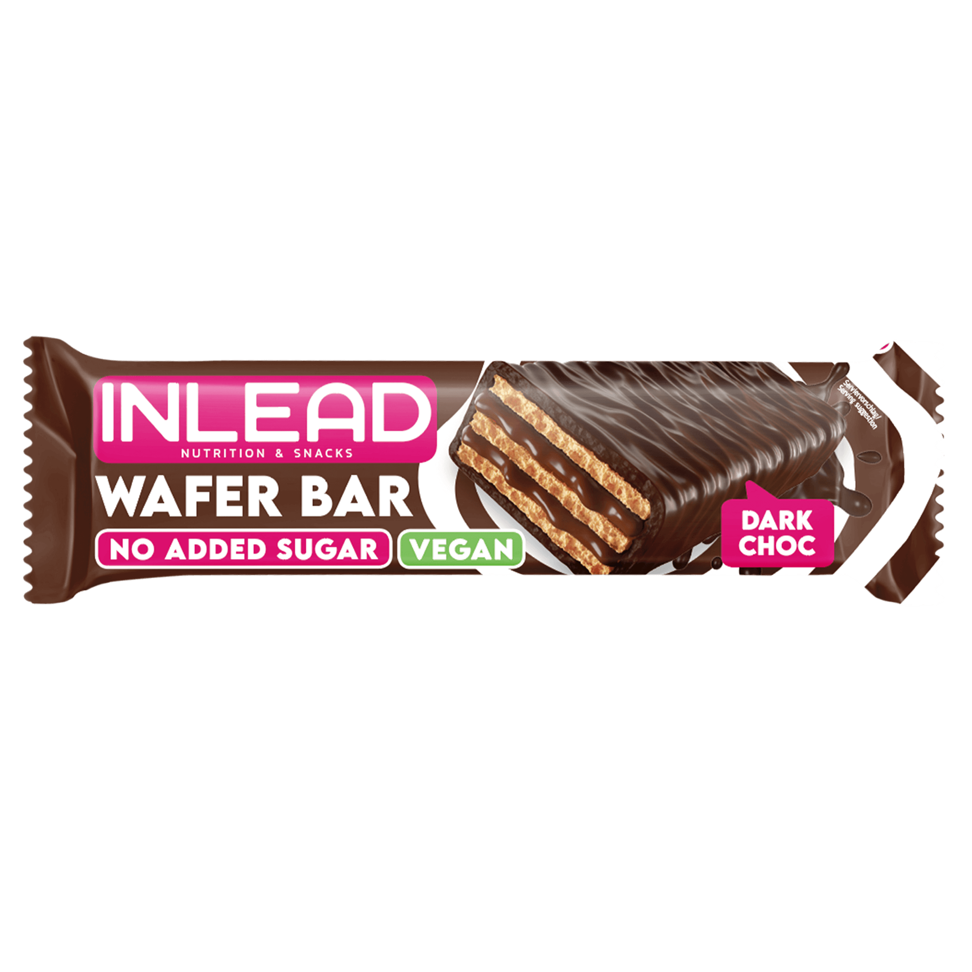 Inlead Protein Snacks Wafer Bar gaufrette Dark Choc 45 g