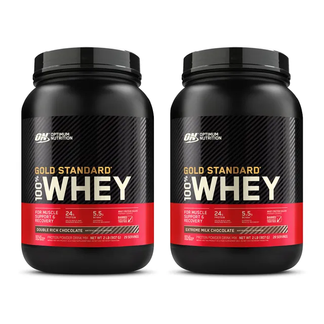 Optimum Nutrition Gold Standard 100% Whey 2x 2 lbs 24g