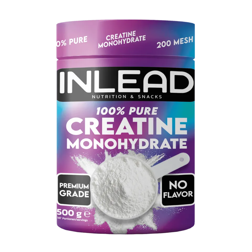Inlead Creatine Monohydrate Créatine Poudre 500g Vegan Pure