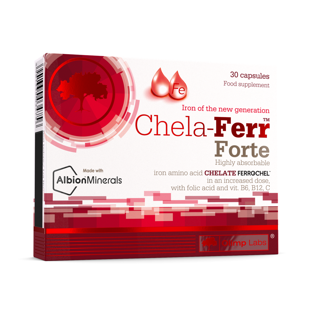 Olimp Chela-Ferr Forte 30 gélules fer vitamines