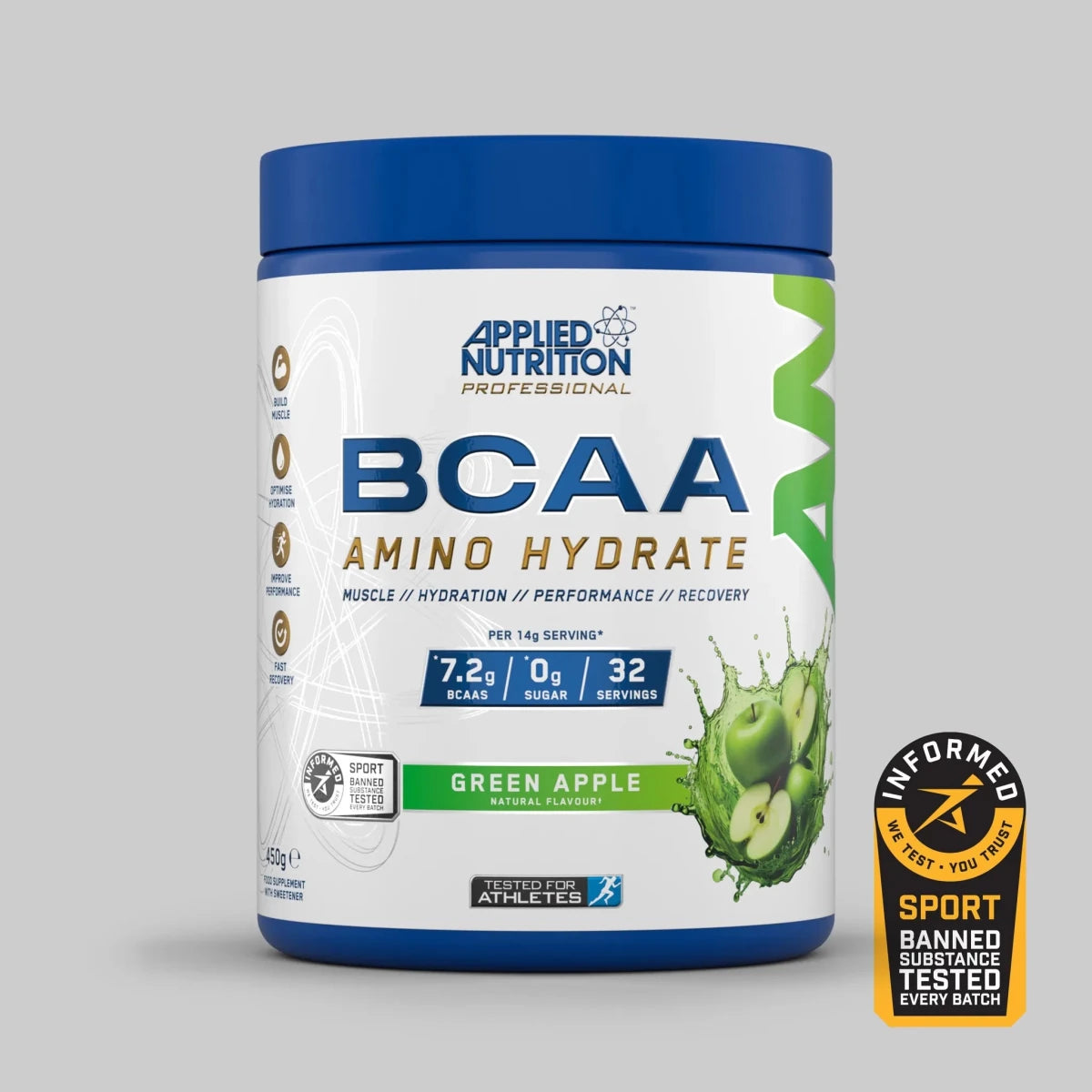 Applied Nutrition BCAA Amino Hydrate Icy Blue Raz 450 g