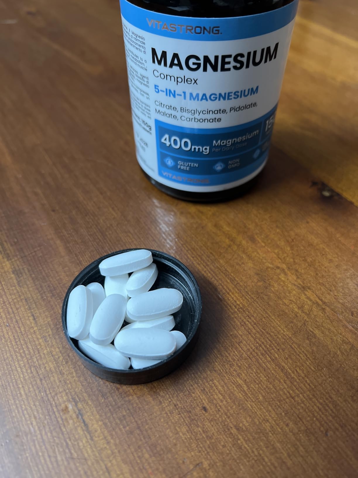 Vitastrong Magnésium Complexe 5-en-1 comprimés 150 400 mg
