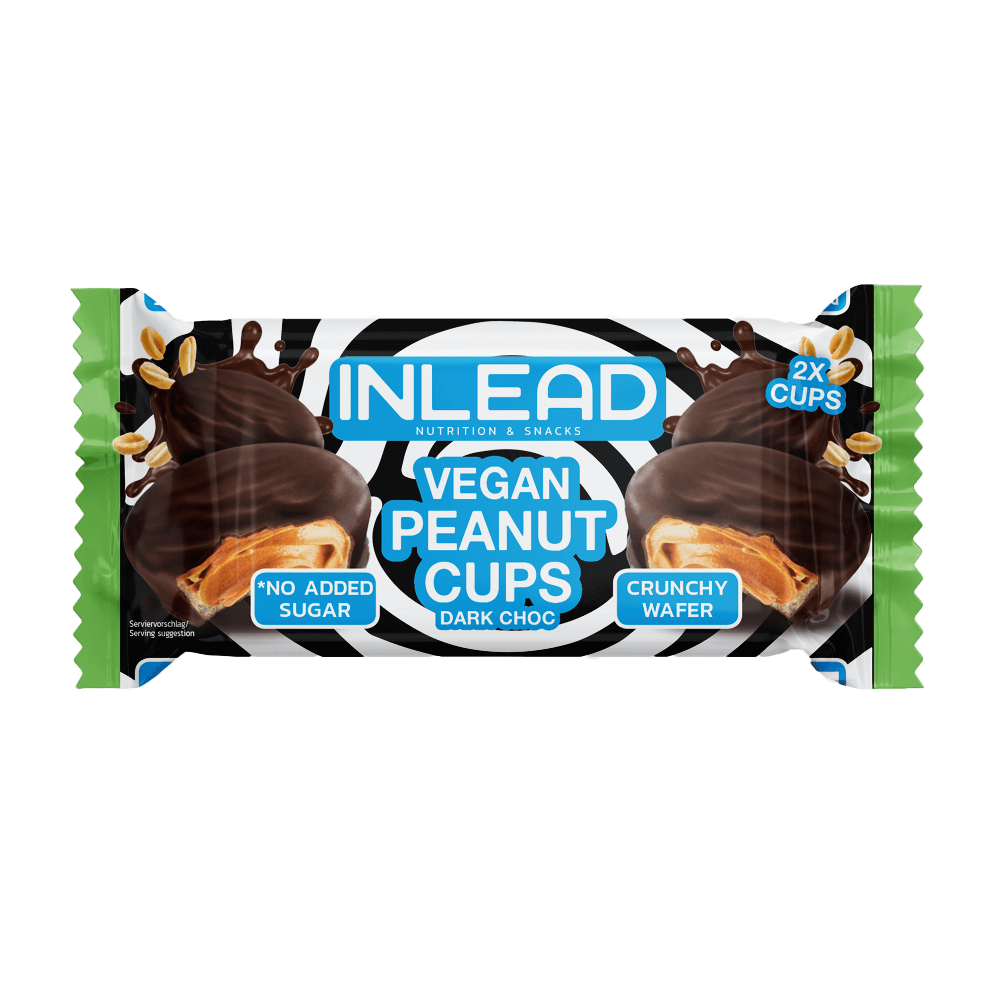 Inlead Peanut Cups snack protéiné chocolat noir vegan 50 g