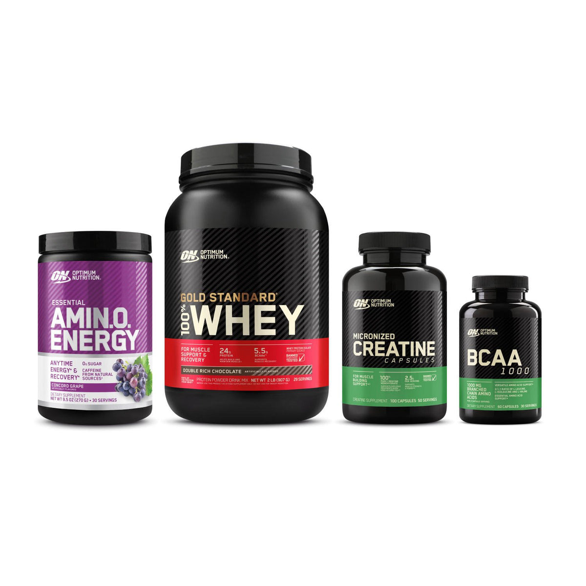 Optimum Nutrition Strength and Endurance Bundle pack whey force