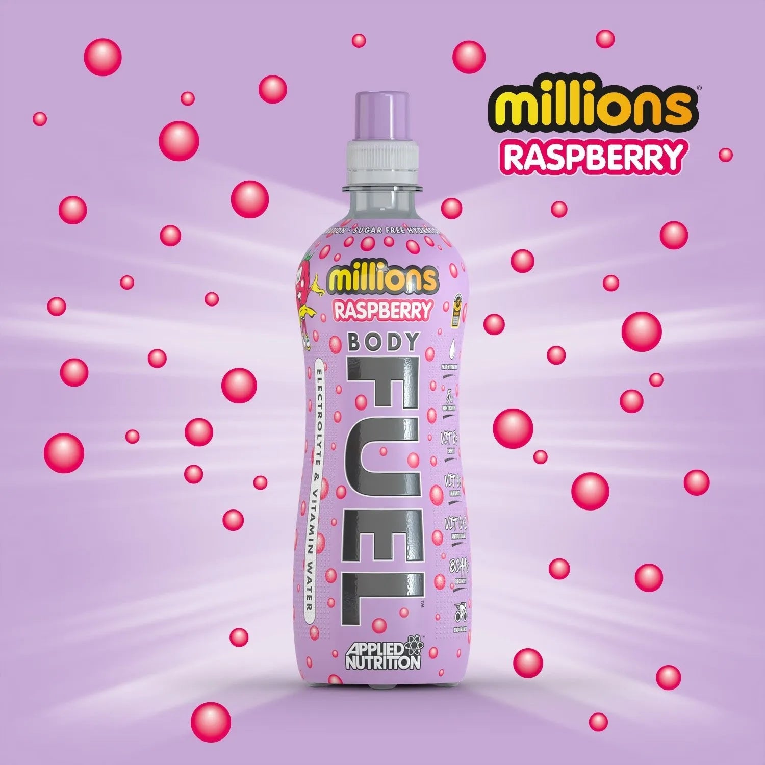 Applied Nutrition BodyFuel eau vitaminée framboise bleue 1 bouteille