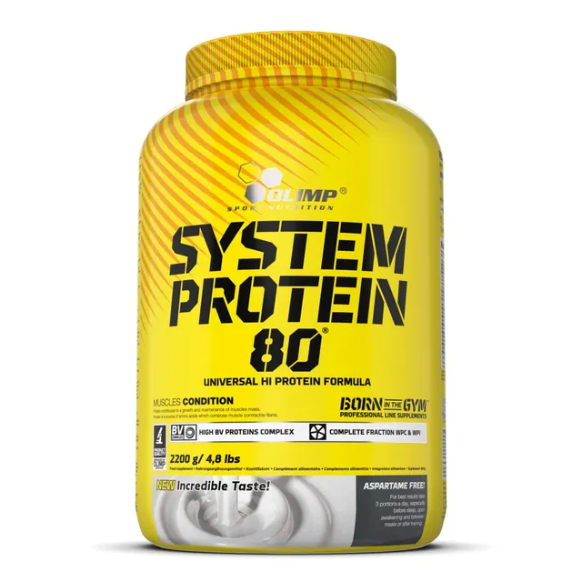 Olimp System Protein 80 poudre 2200 g masse