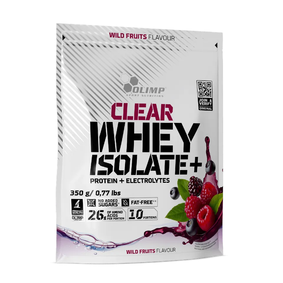 Olimp Clear Whey Isolate+ whey claire 350 g sans sucres ajoutés