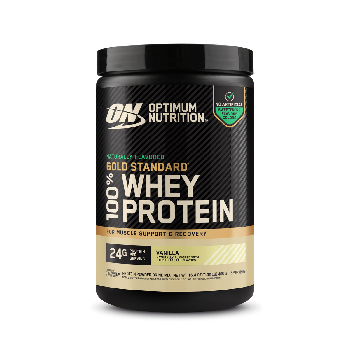 Optimum Nutrition Gold Standard 100% Whey protéine 24g naturel