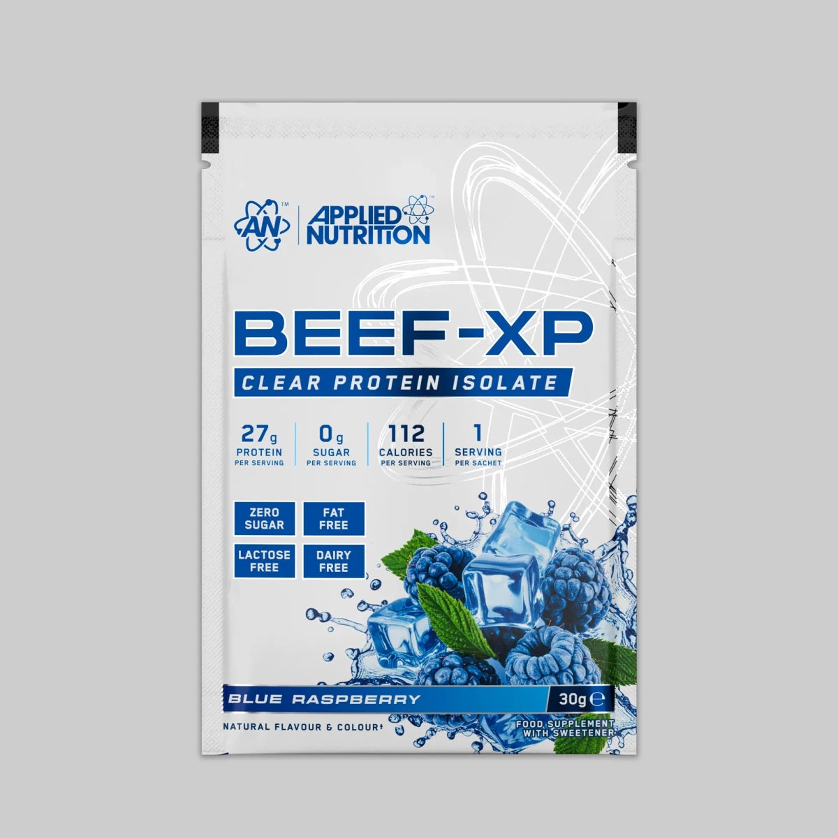 Applied Nutrition Beef-XP protéine bœuf framboise bleue 30g isolate