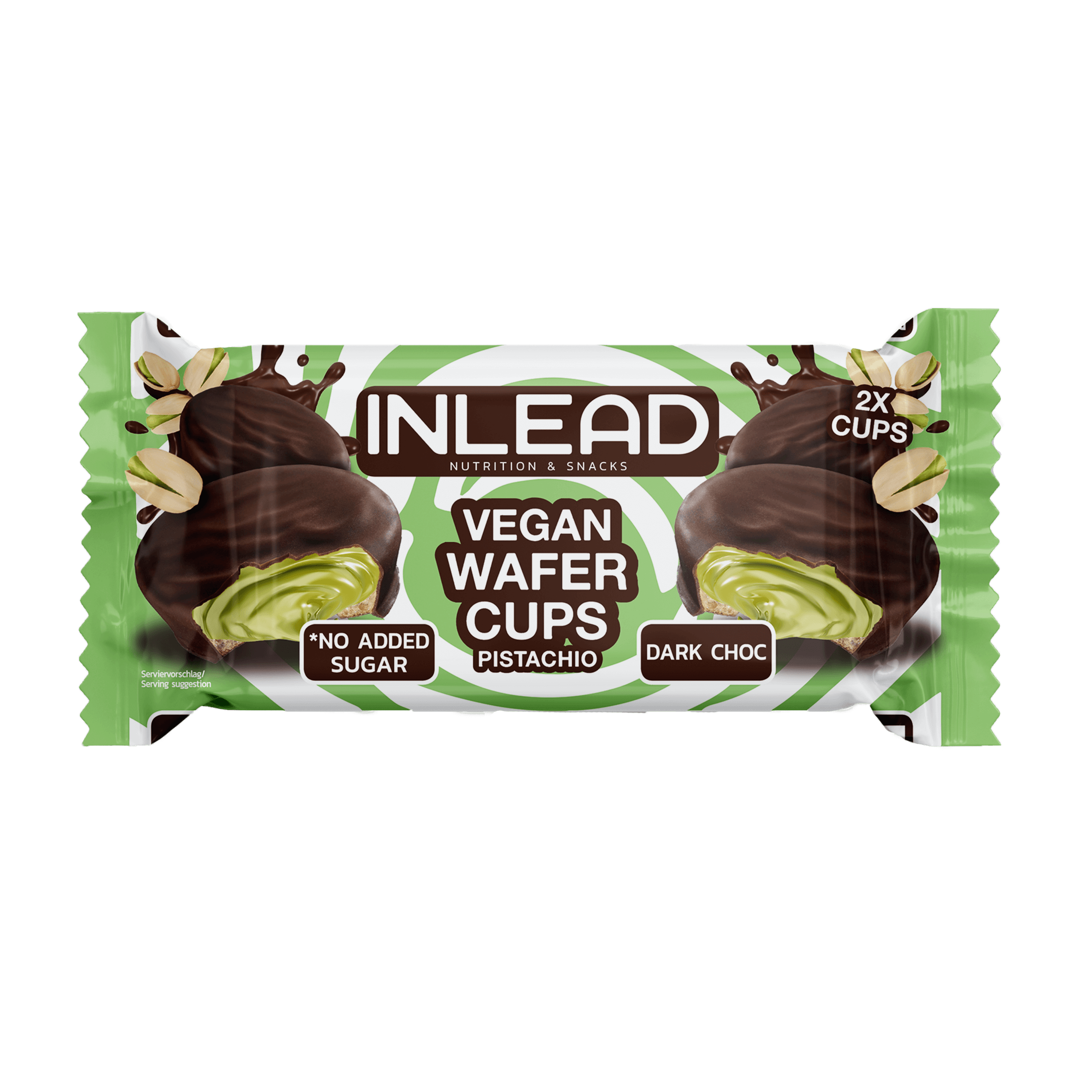 Inlead Wafer Cups gaufrettes chocolat 50 g sans sucre ajouté