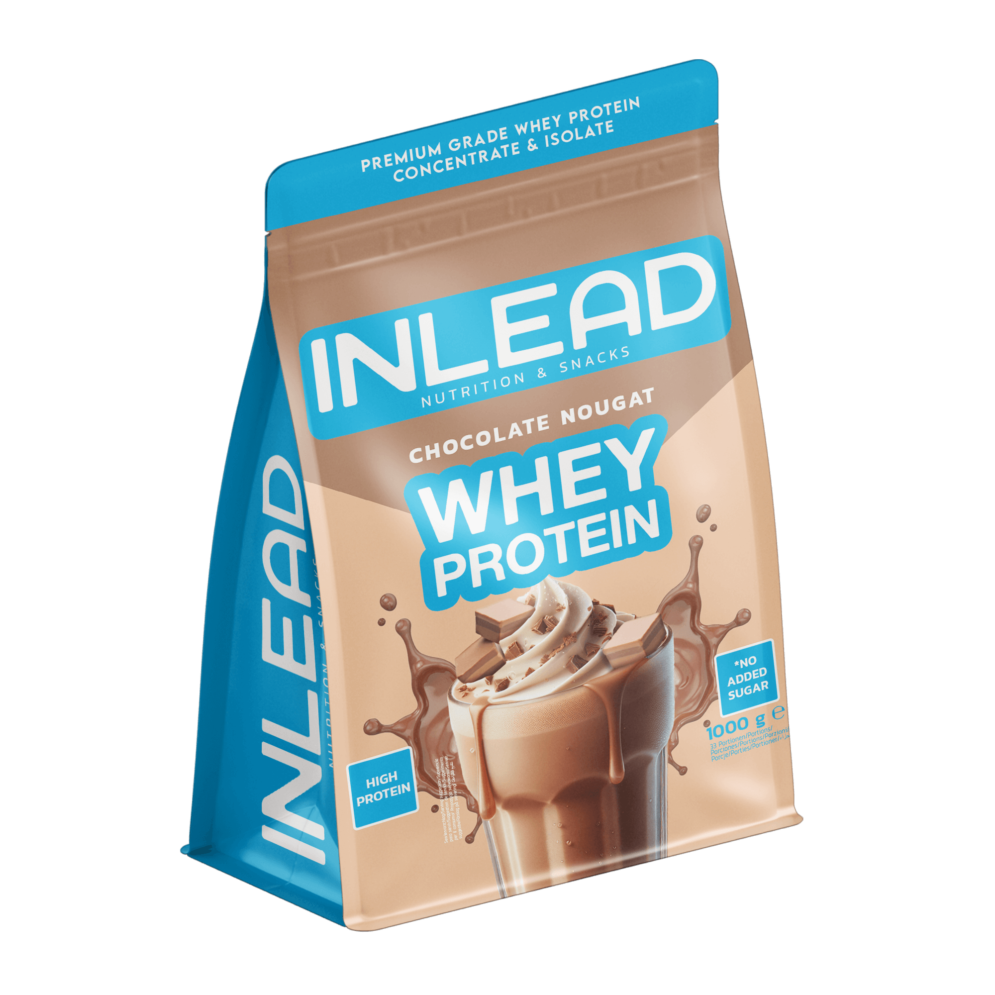Inlead Whey Protein chocolat nougat 1000 g