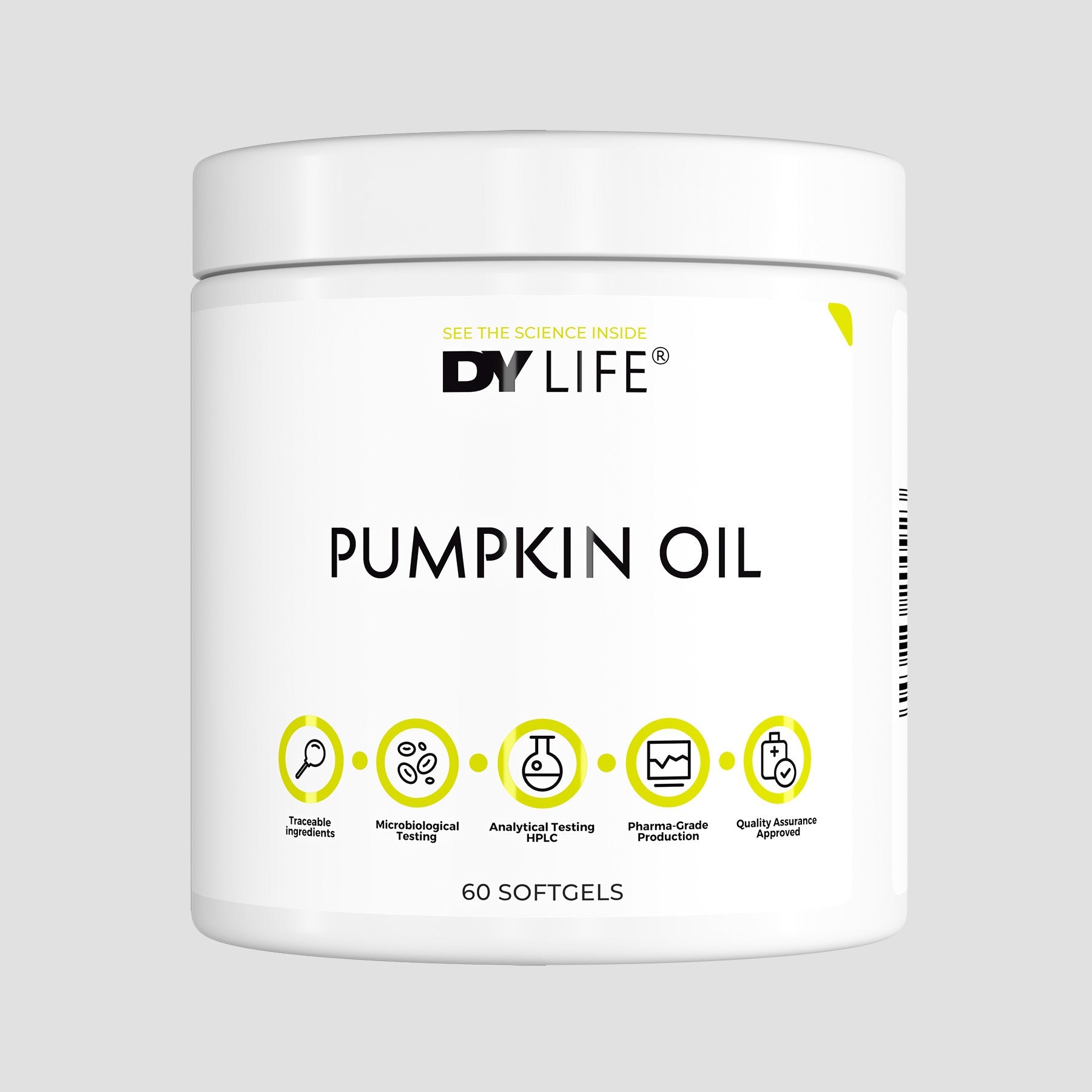 DY Nutrition DY Life huile pépins courge 60 softgels