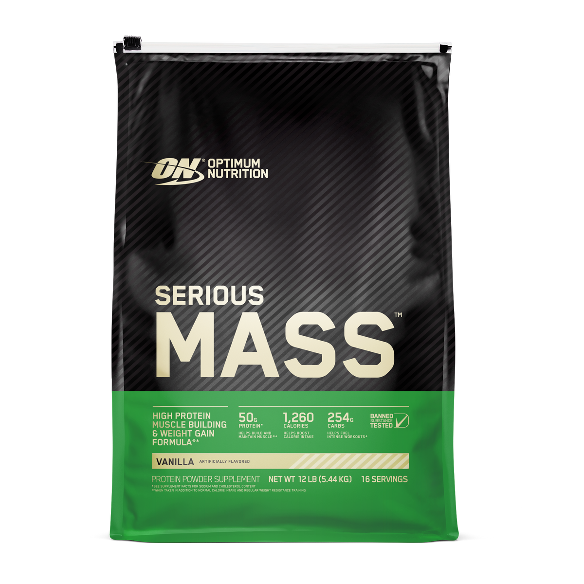 Optimum Nutrition Serious Mass gainer masse 50 g chocolat