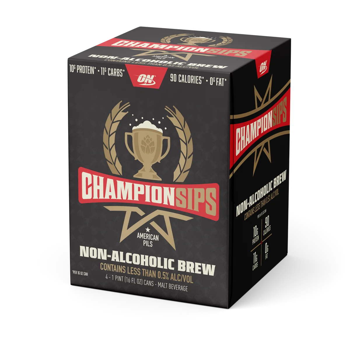 Optimum Nutrition ChampionSips brew protéinée 4x canettes 10g
