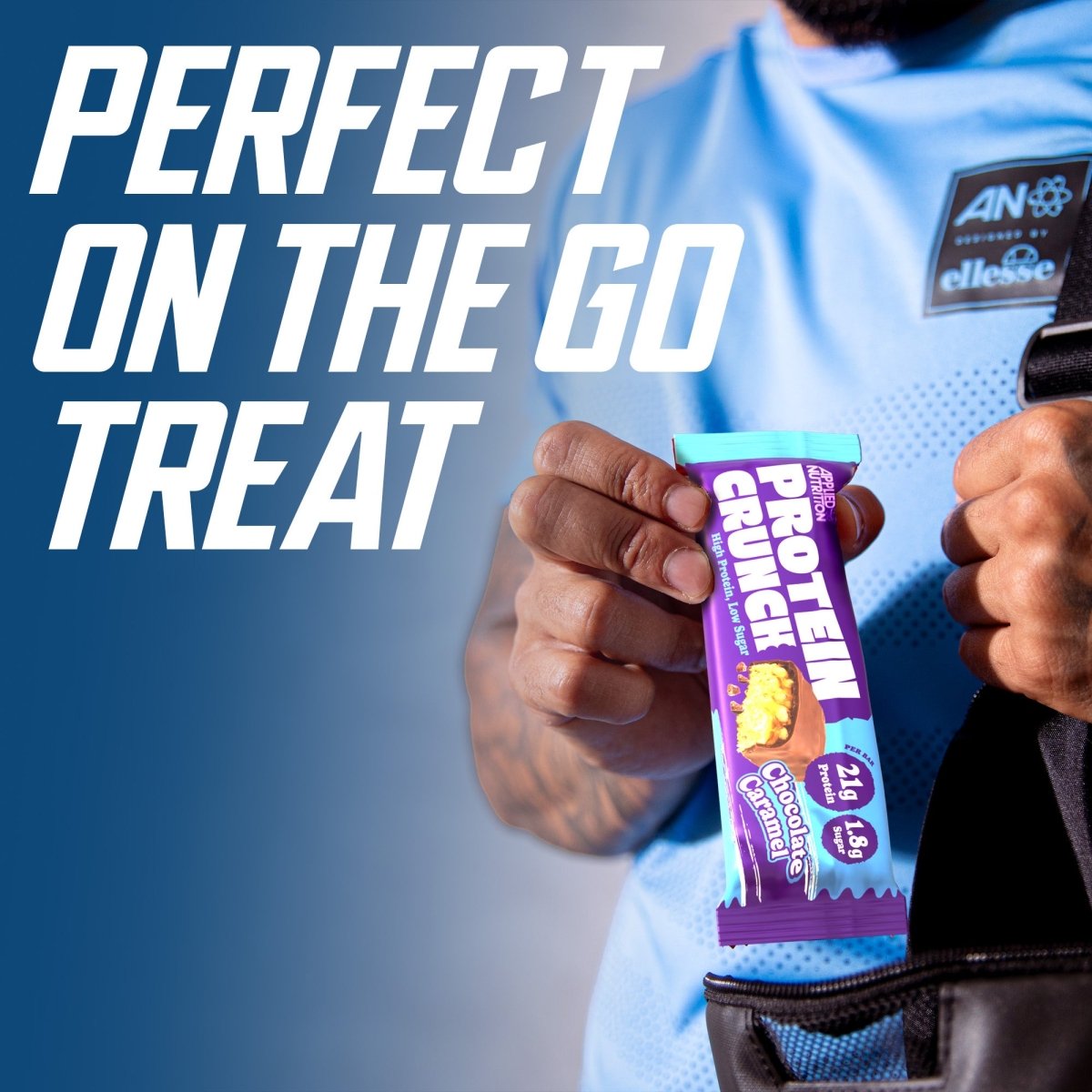 Applied Nutrition Crunch barre protéinée chocolat lait caramel 1 barre