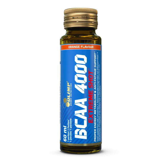 Olimp BCAA 4000 Extreme Shot liquide 60 ml orange récupération