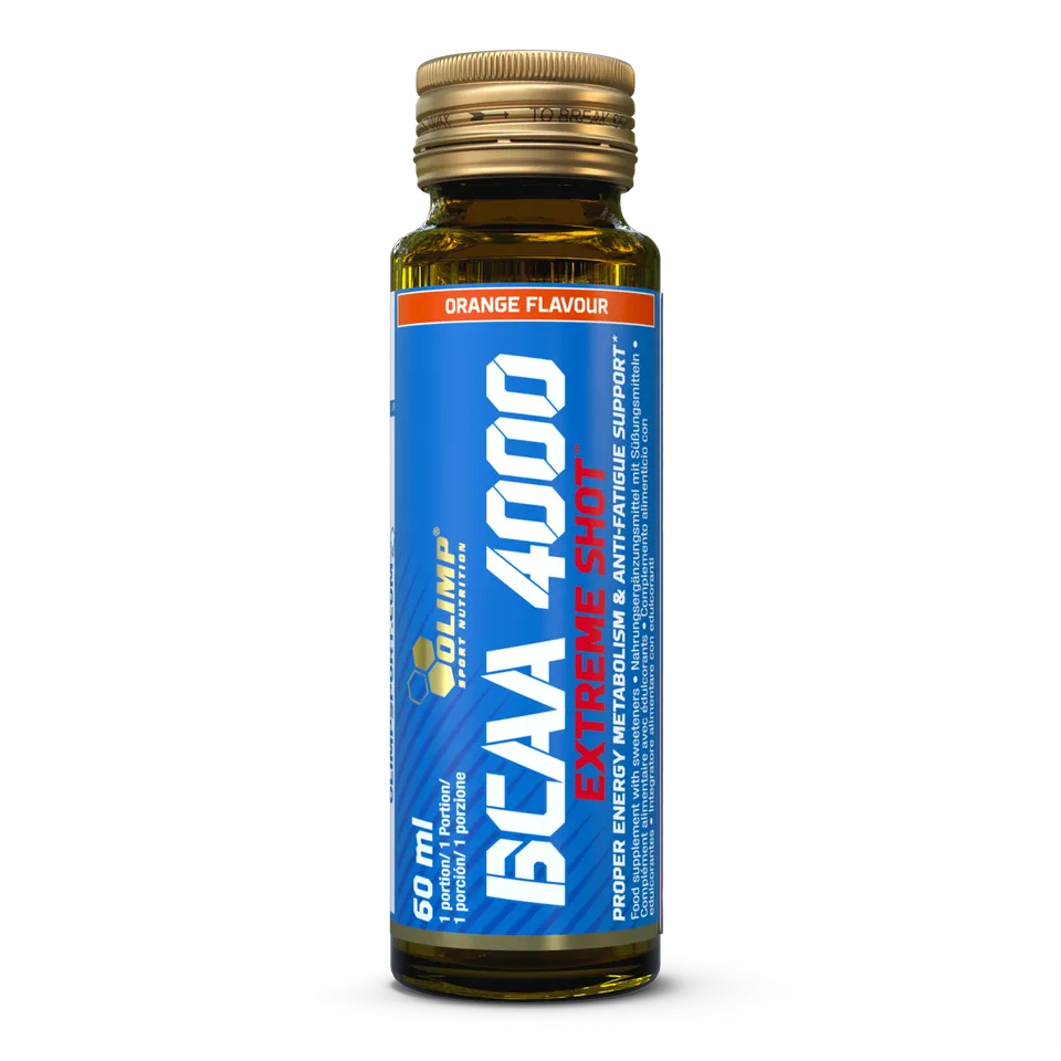 Olimp BCAA 4000 Extreme Shot liquide 60 ml orange récupération