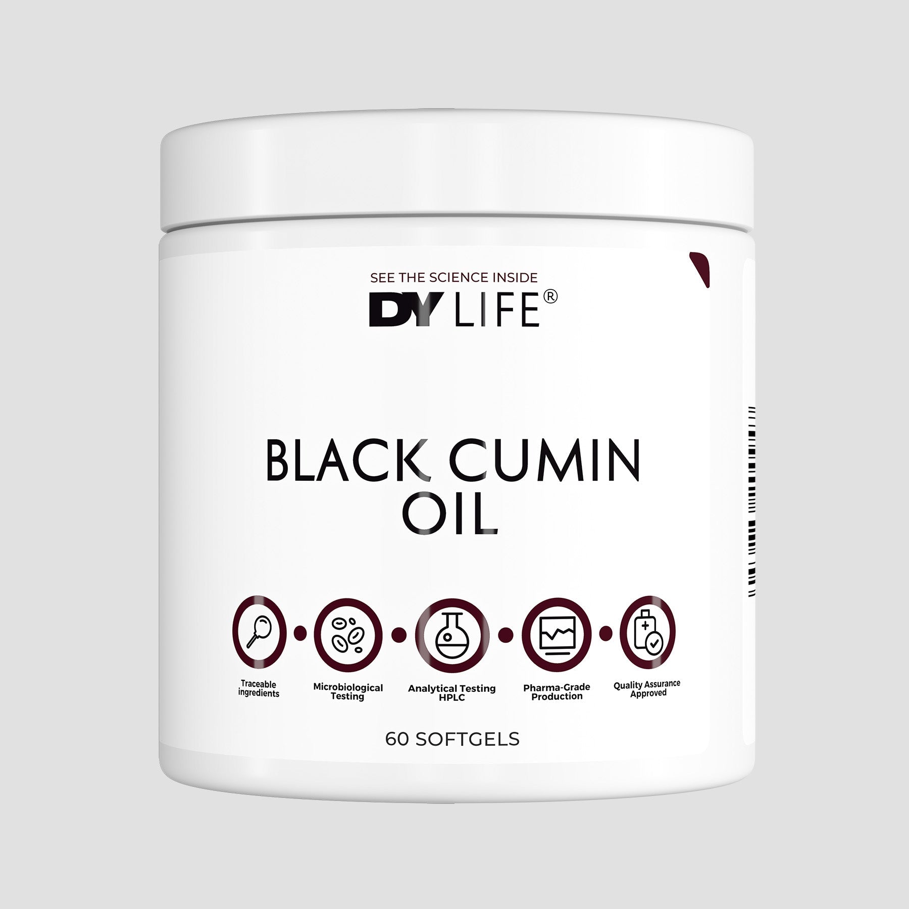 DY Nutrition DY Life huile cumin noir 60 gélules