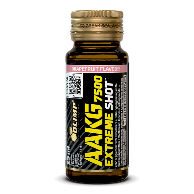 Olimp AAKG 7500 Extreme Shot ampoule 25 ml cerise