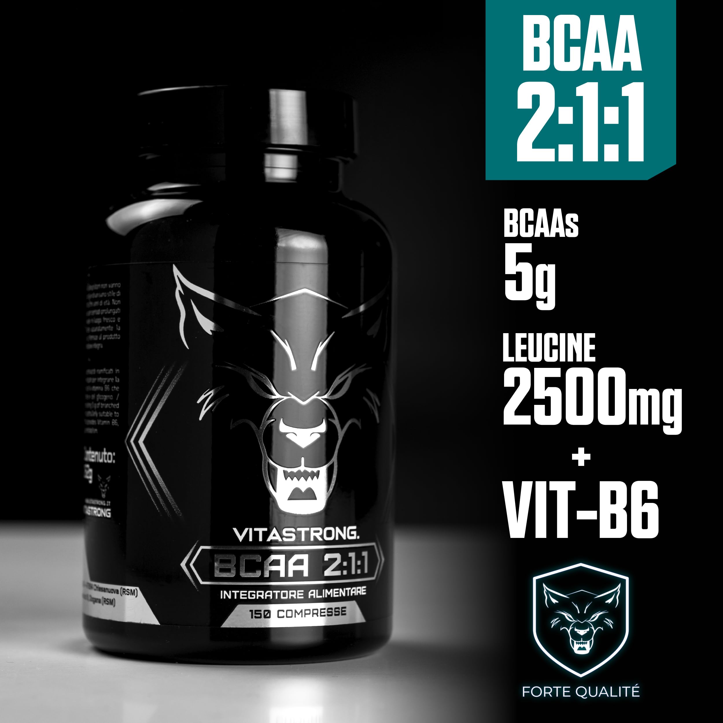 Vitastrong BCAA 2.1.1 comprimés 150 vitamine B6 récupération