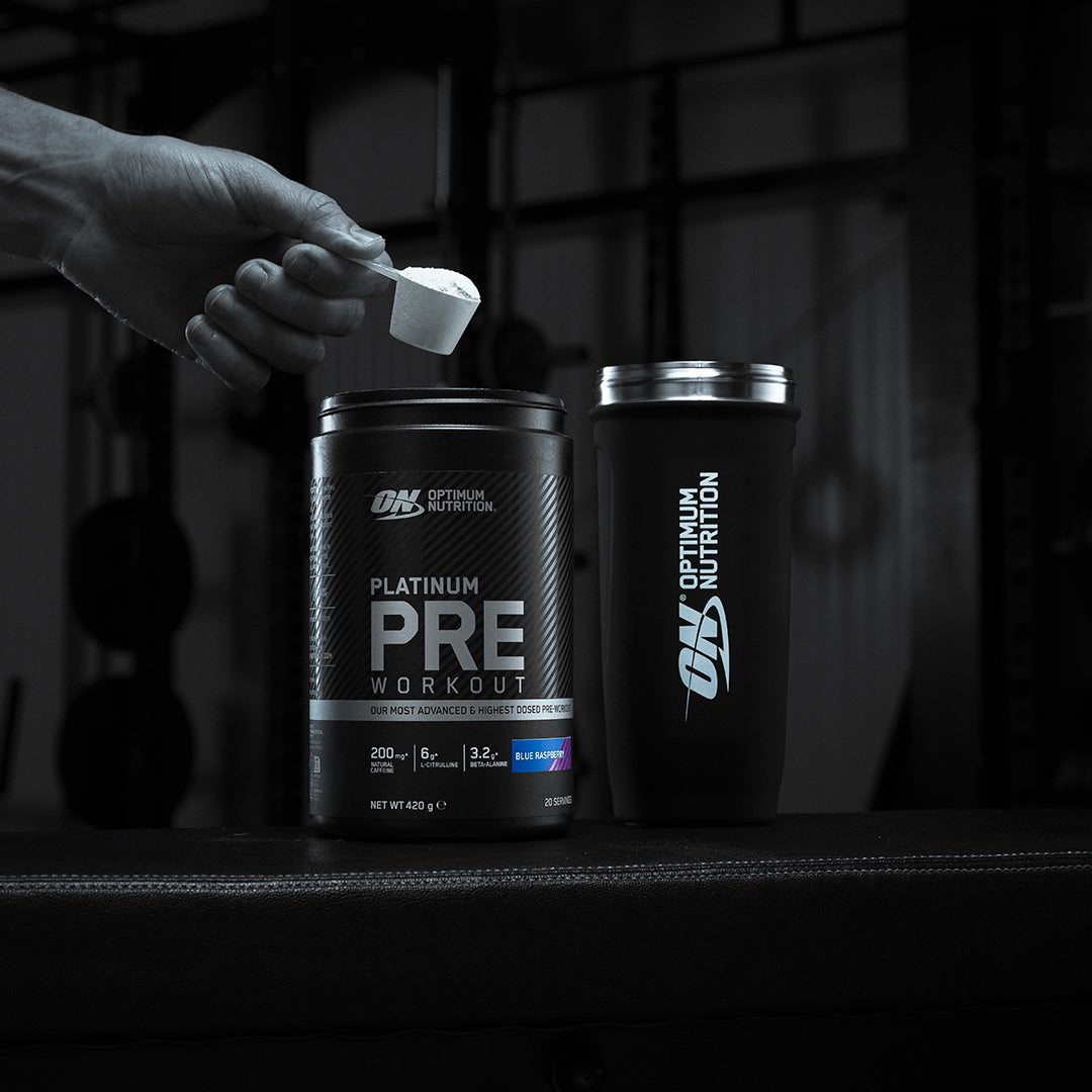 Optimum Platinum Pre-Workout Fruit Punch 420 g Caféine