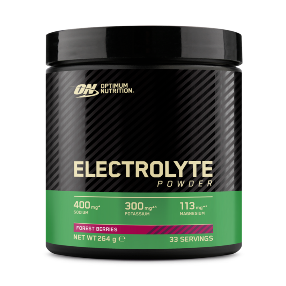 Optimum Nutrition Health Wellness Electrolyte Poudre Orange 264g sans sucre