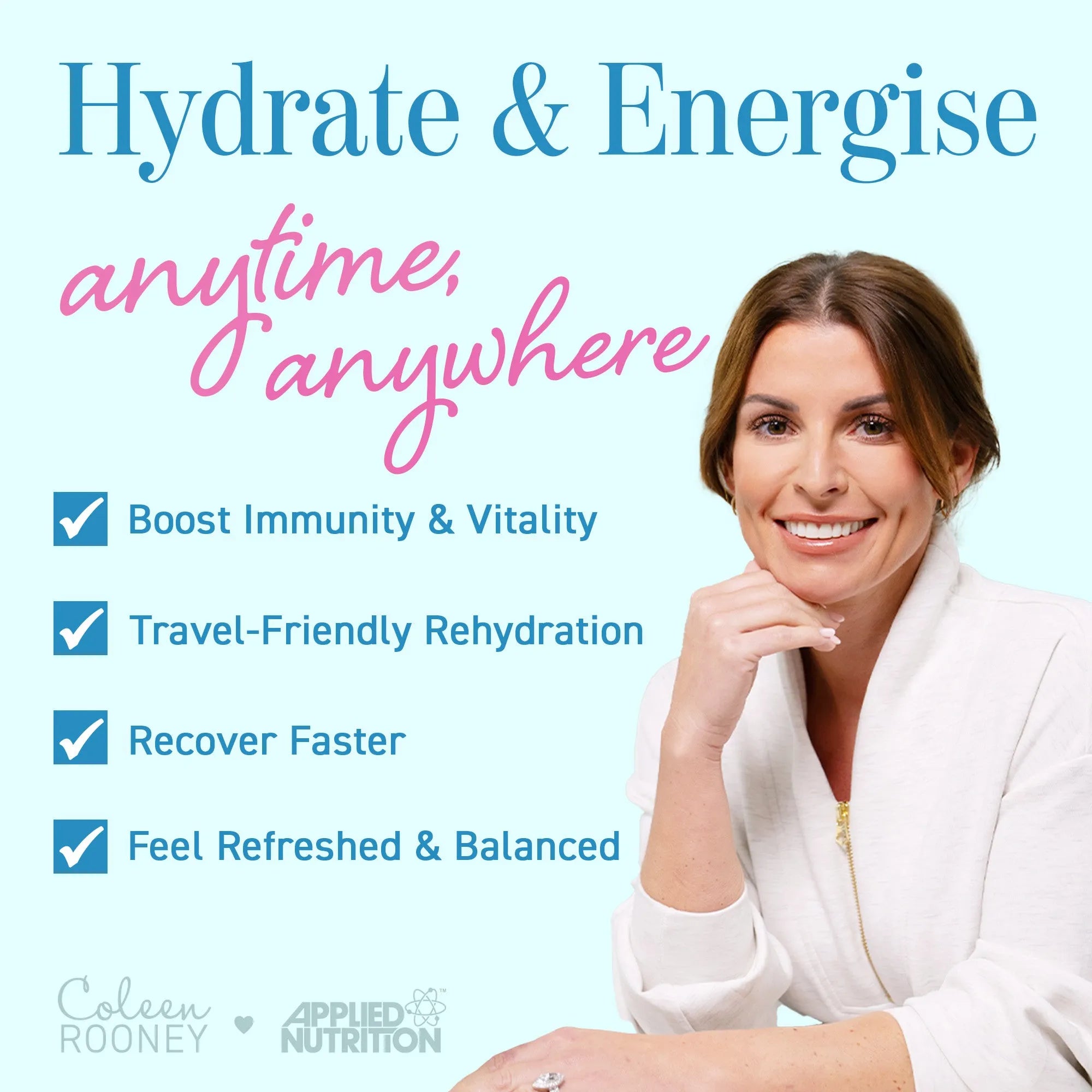 Applied Nutrition Coleen Hydration poudre Citrus 14 sachets
