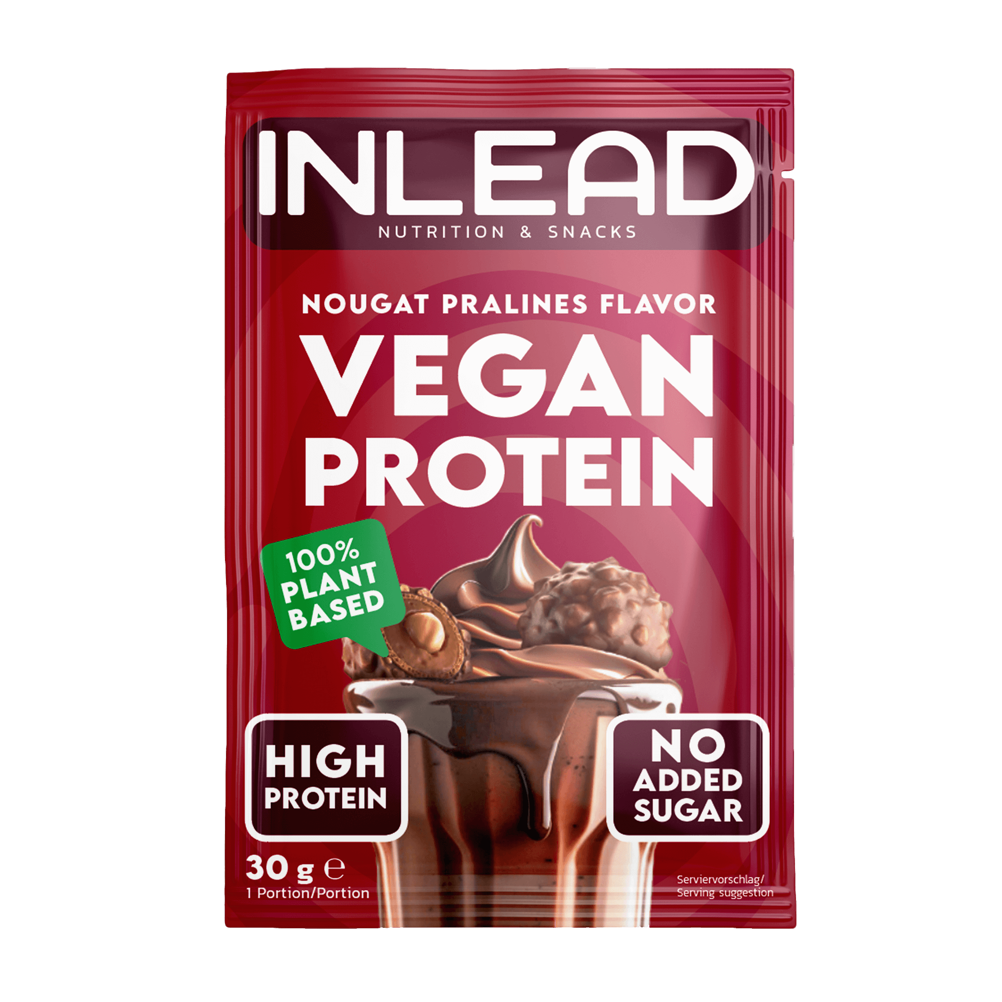 Inlead Vegan Protein échantillon creamy chocolate 30g vegan