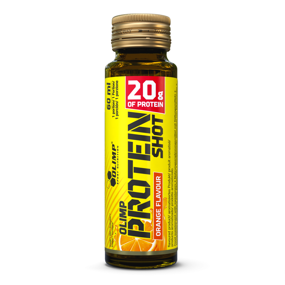 Olimp Protein Shot protéine 60 ml 20 g collagène