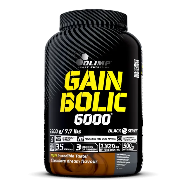 Olimp Gain Bolic 6000 gainer 3500 g protéines glucides