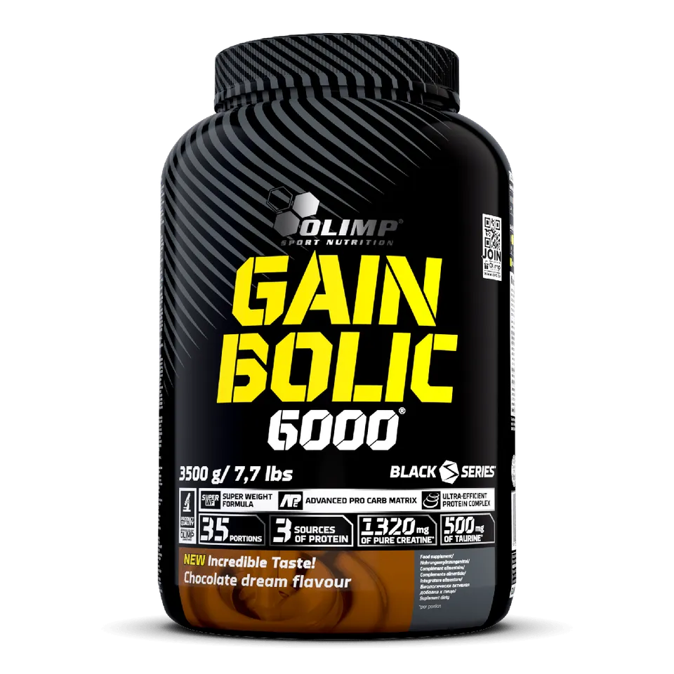 Olimp Gain Bolic 6000 gainer 3500 g protéines glucides