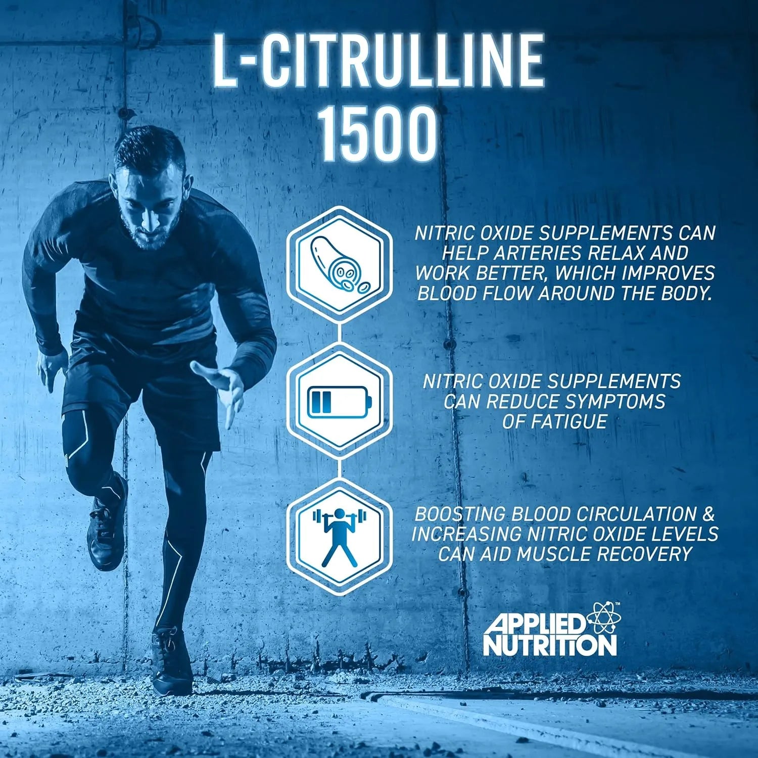 Applied Nutrition L-Citrulline 1500 Gélules 120 Endurance
