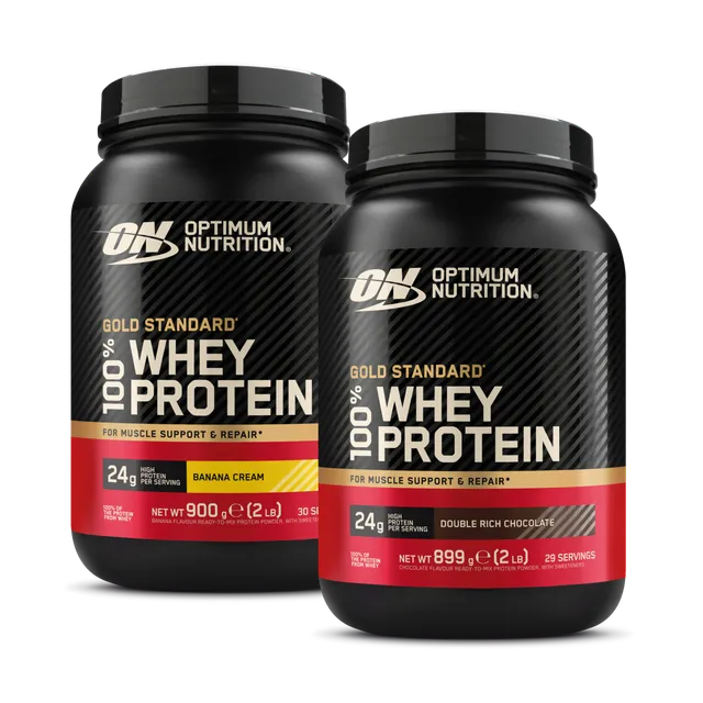 Optimum Nutrition Gold Standard 100% Whey Protéine 2x900g Chocolat