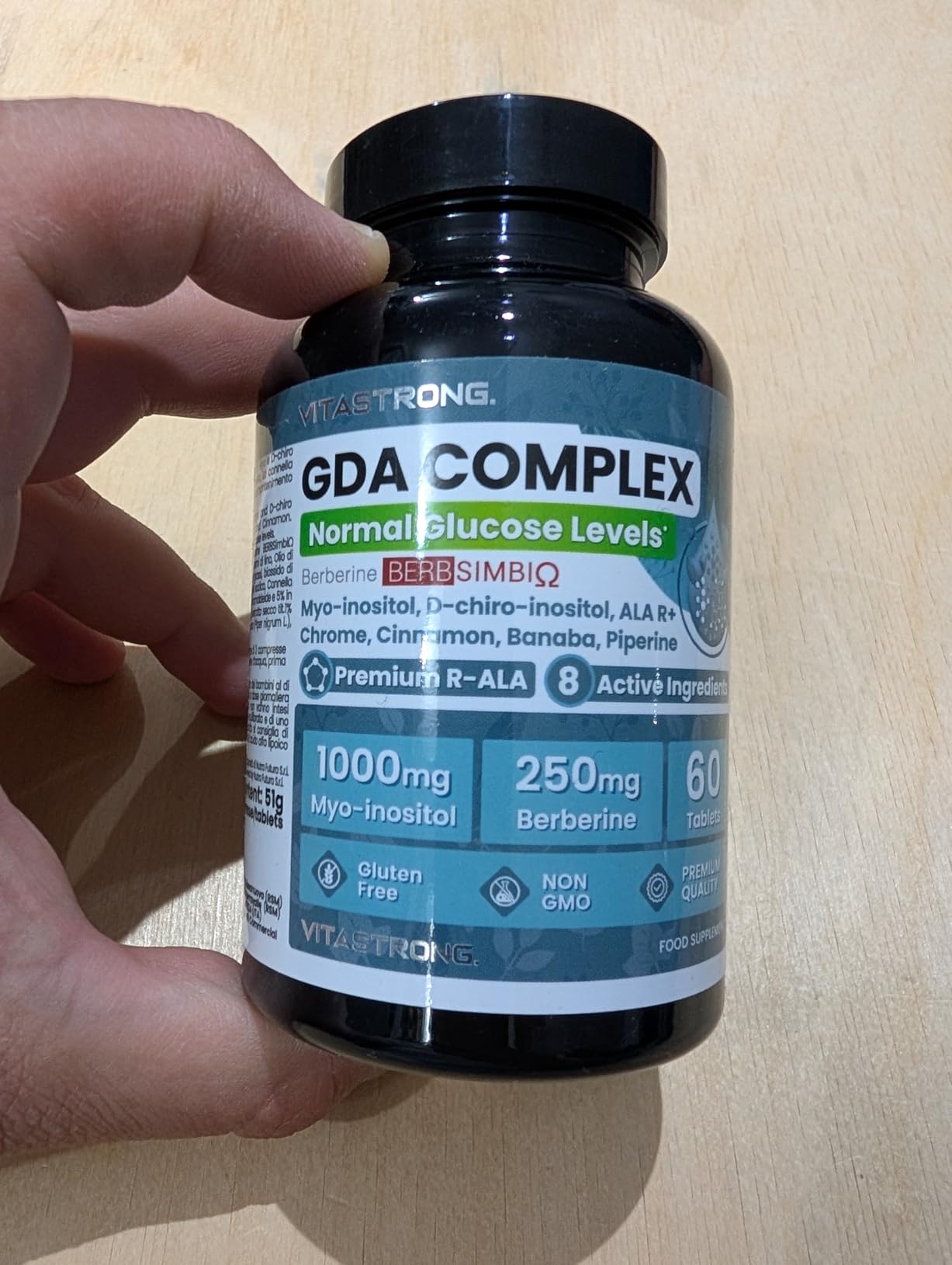 Vitastrong Vitalité Berbérine GDA Complex 250 mg 60 cpr