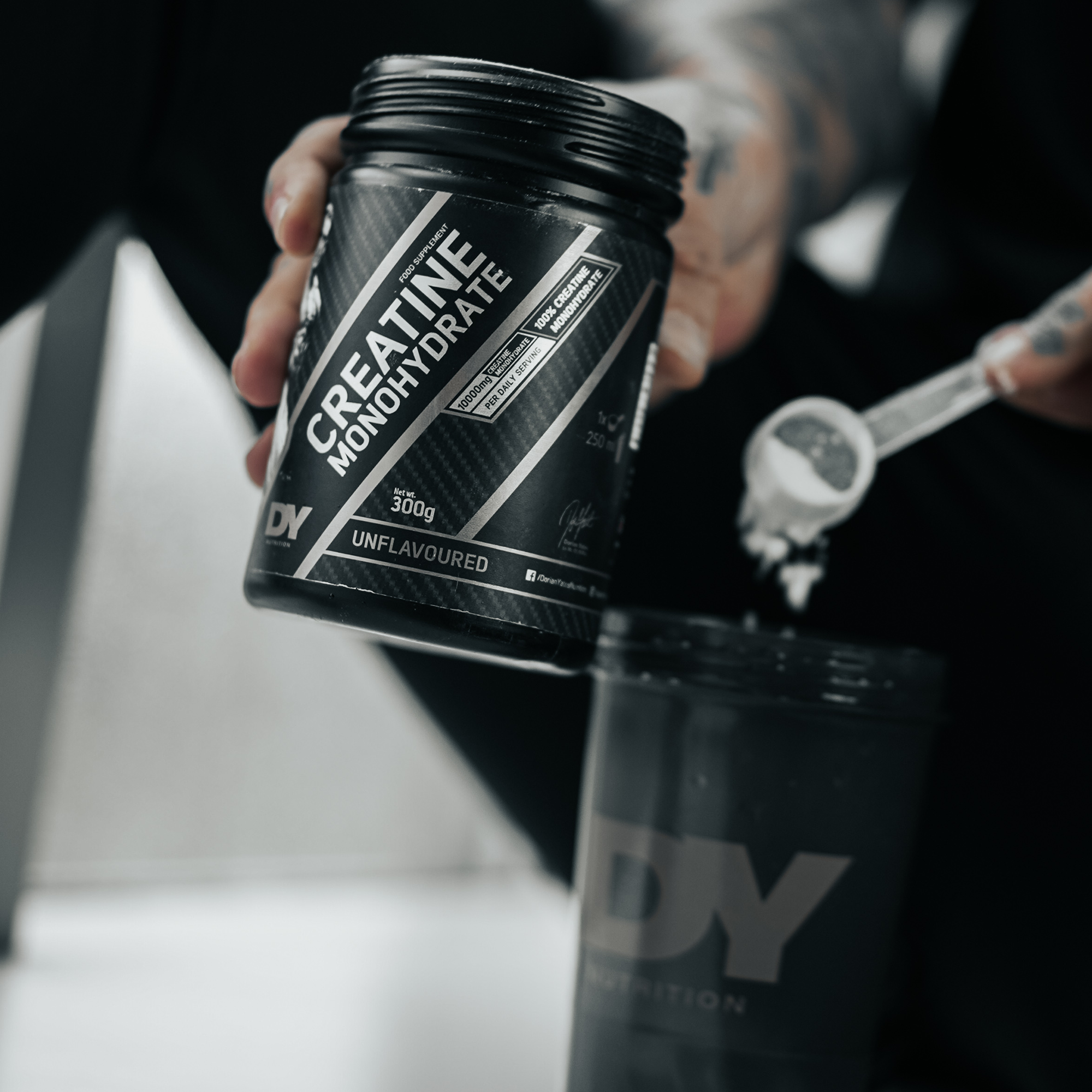 DY Nutrition Creatine Monohydrate poudre 300g force