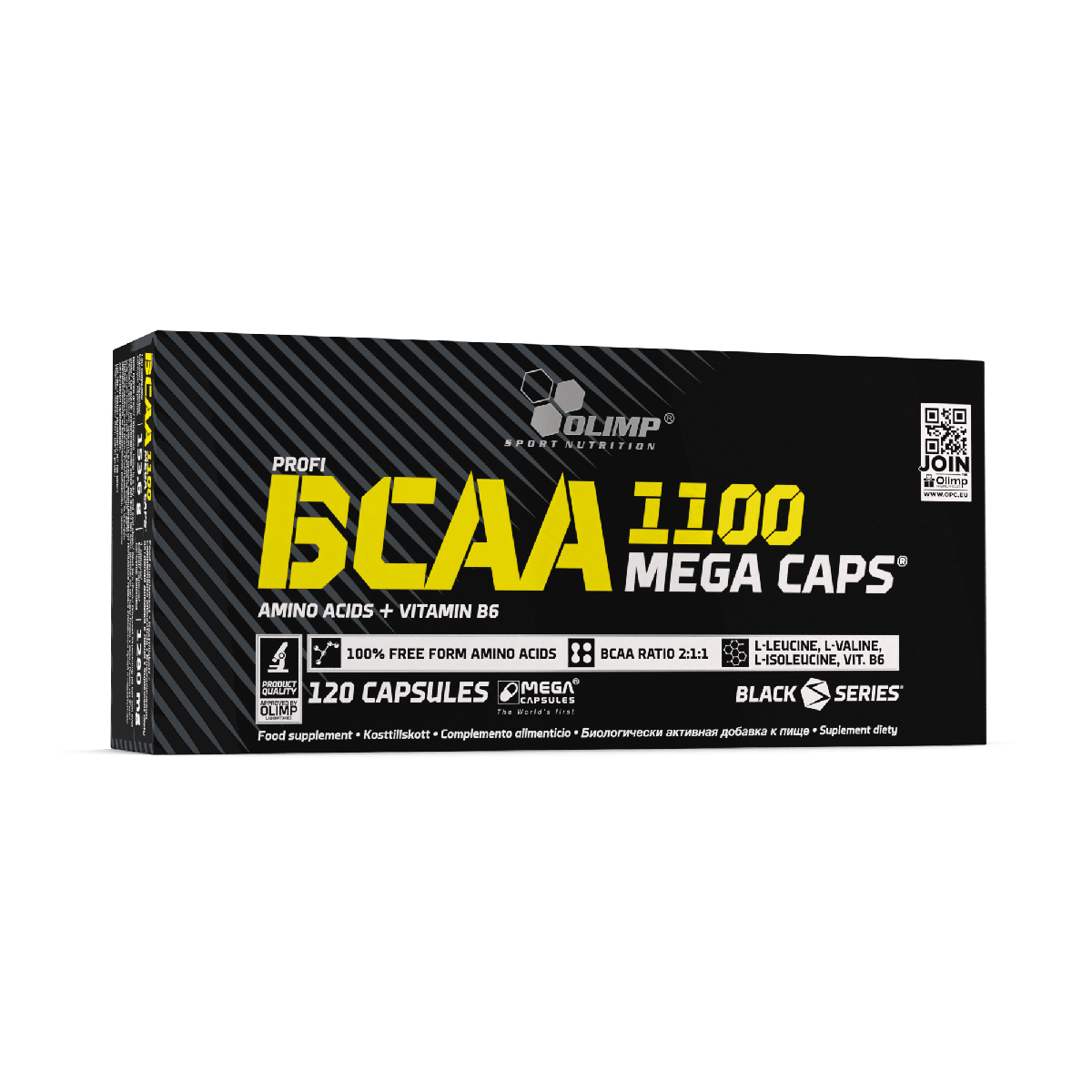 Olimp BCAA 1100 Mega Caps 120 gélules récupération