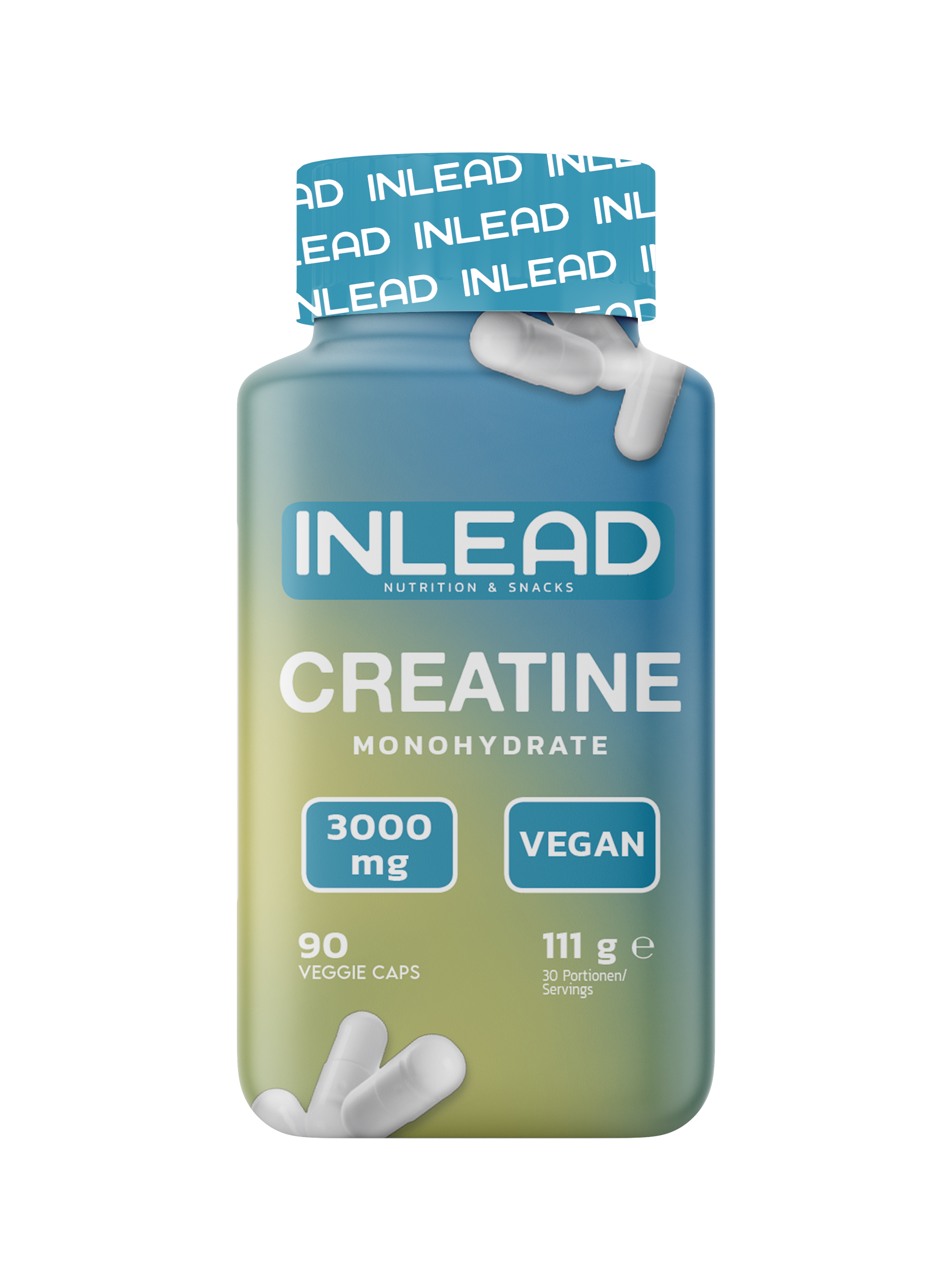 Inlead Kreatin Creatine gélules 90 vegan force