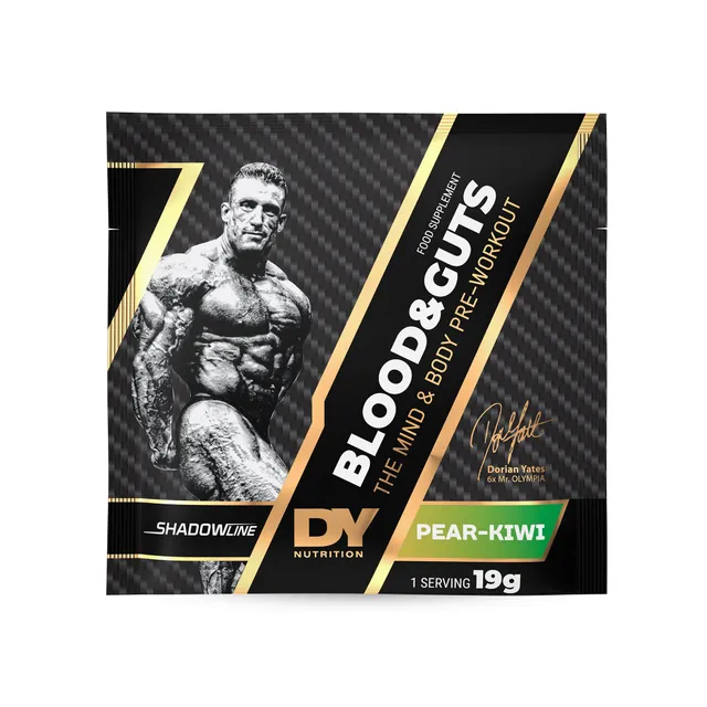 DY Nutrition Blood & Guts pré-workout 19g fraise